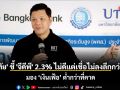 \'วิทัย\' ชี้ \'จีดีพี\' 2.3% ไม่ดีแต่เชื่อไม่ลงลึก มอง ‘เงินเฟ้อ’ ต่ำกว่าที่คาด