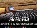 เช็กชื่อที่นี่! กมธ.งบฯ 70 ตั้ง 8 อนุ กมธ. ประชุมนัดแรก 15 ก.ค.นี้