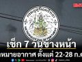 มาแล้ว!!! กรมอุตุฯคาดหมายอากาศ 7 วันข้างหน้า ตั้งแต่ 22-28 ก.ค.69