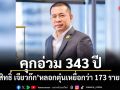 ศาลสั่งจำคุกอ่วม ประสิทธิ์ เจียวก๊ก 343 ปี หลอกตุ๋นเหยื่อกว่า 173 รายลงทุน เสียหายกว่า 102 ล้าน