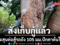 กองทัพภาค 2 เผยผลตรวจสอบ ระเบิดปักคาต้นไม้ ป่าดงใหญ่ เป็นกระสุนต่อสู้รถถัง 105 มม. สั่งเก็บกู้แล้ว