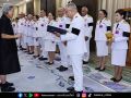 กรมสมเด็จพระเทพฯ พระราชทานพระราชวโรกาสให้  ปลัดกระทรวง พม. และคณะกรรมการออกร้านงานกาชาดกระทรวง พม. เฝ้าฯ