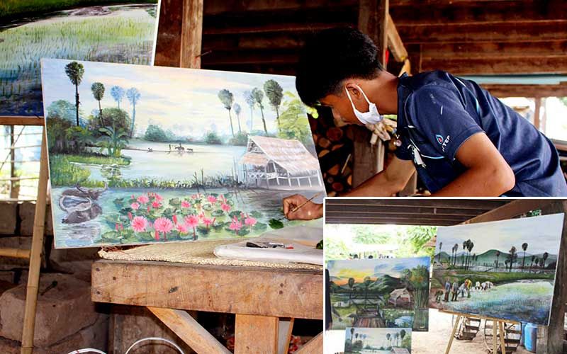 มีพรสวรรค์! 'น้องเอิร์ธ'เด็กกำพร้ายากจน วาดภาพขายหาทุนส่งตัวเอง หวังเรียนสถาปนิก