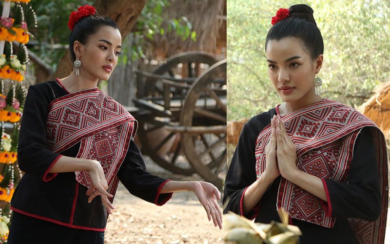 สุดขลัง'จูน'สวมบทขะจ้ำผีฟ้าวาดลวดลาย ฟ้อนบูชาพญาแถน!!