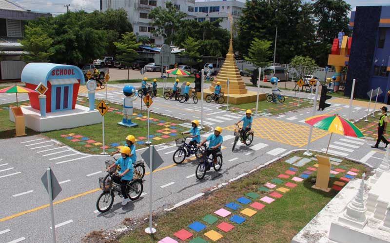 ขนส่งพิษณุโลกเปิดโครงการ‘เมืองจราจรสอนน้องใช้รถใช้ถนน’