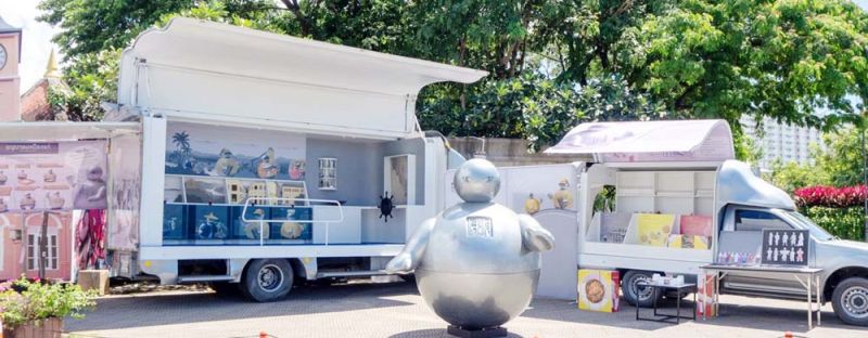 รถนิทรรศการประวัติศาสตร์เมืองภูเก็ต  พร้อมติดเครื่องออกทัวร์ทั่วจังหวัดแล้ว