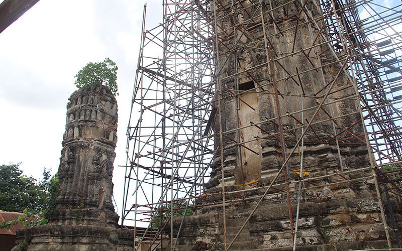 ‘กรมศิลป์’ เร่งบูรณะพระปรางค์-โบสถ์เก่าเมืองราชบุรี อายุหลายร้อยปี