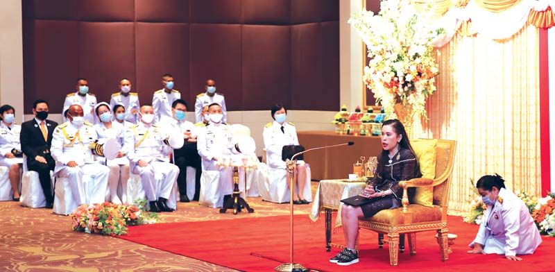 กรมพระศรีสวางควัฒนฯ พระราชทานพระโอวาทนักศึกษาใหม่ ราชวิทยาลัยจุฬาภรณ์