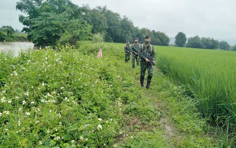 ลาดตระเวนเข้ม 4 อำเภอ‘เชียงราย’ บินโดรน-เพิ่มรั้ว ป้อง‘โควิด’ทะลักจากเมียนมา