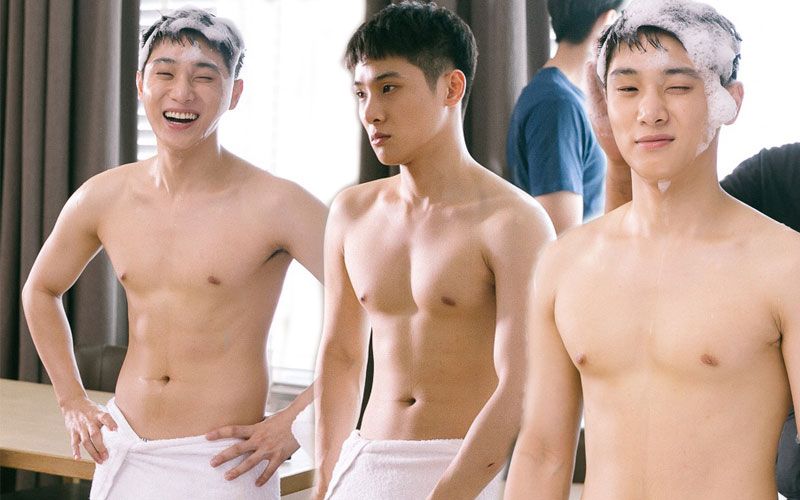 งานดีเหลือเกิน ‘จูเนียร์’ ถอดเสื้อโชว์หุ่นล่ำกล้ามแน่น