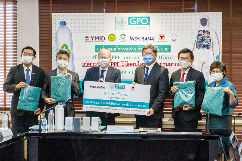 ประกาศความสำเร็จชุด PPE ผลิตจากเส้นด้าย PET รีไซเคิล 100% รายแรกในไทย