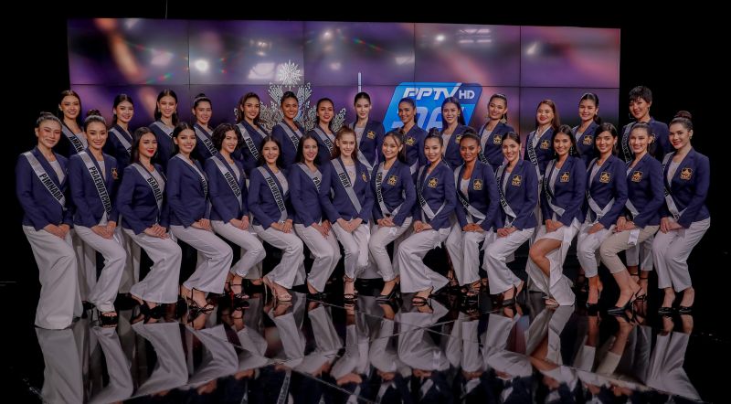 'พีพีทีวี ช่อง36'ชวนยลโฉม 30 สาวงาม'มิสยูนิเวิร์สไทยแลนด์ 2020'รอบชุดว่ายน้ำ