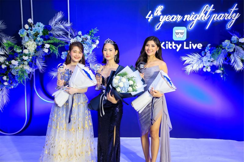 'Kitty Live'ประเทศไทยฉลองครบ 4ปีสุดอลังการจัดปาร์ตี้สุดหรู 'Kitty Live 4th Year Night Party'