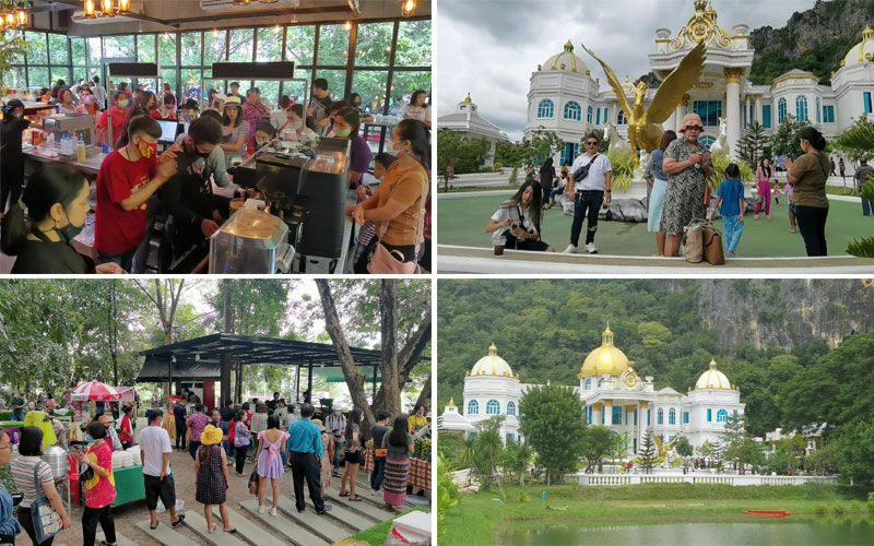 คึกคัก!  ร้านกาแฟสุดฮิตราชบุรี  ชมวิวคฤหาสน์หรูมูลค่ากว่า 500 ล้านบาท