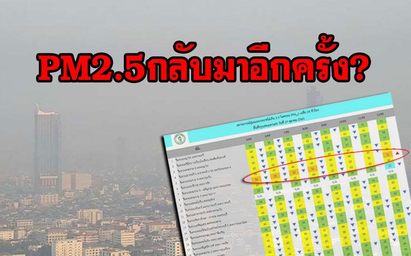 ศูนย์ประสานงานฯตรวจวัดค่า PM2.5 พบมีผลกระทบสุขภาพเขต'บางคอแหลม'