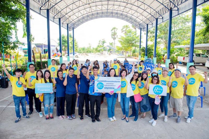 ซันโทรี่ เป๊ปซี่โค ผนึกกำลังพนักงานจิตอาสา  ตอกย้ำวัฒนธรรมองค์กร'การเป็นผู้ให้'