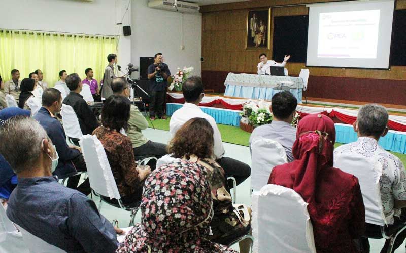 ‘เทศบาลนครยะลา’เปิดเวทีรับฟังประชาชน เดินหน้านำสายไฟฟ้าลงใต้ดินเฟส 2