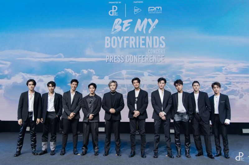 10 หนุ่มตัวท้อป ทำเอาแฟนๆแทบละลาย ในงานแถลงข่าวคอนเสิร์ต'BE MY BOYFRIEND CONCERT'