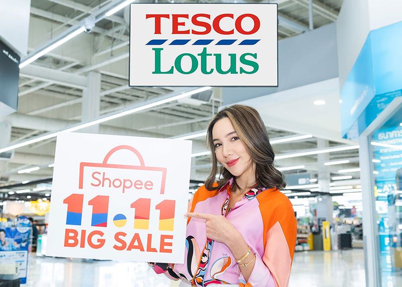 ‘เอย-ธัญวรรณ’แชร์ทริคสมาร์ทช้อปปิ้ง กับแคมเปญเทสโก้ x ช้อปปี้ 11.11 Big Sale