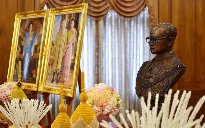 สมเด็จพระวันรัต นำสวดมนต์ถวายพระราชกุศลน้อมรำลึกในหลวงร.9