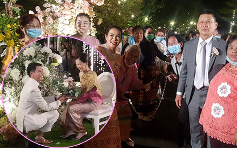 ฮือฮา!!งานแต่งมหาเศรษฐีราชบุรี ขนเงินนับล้าน แจกประตูเงินประตูทองกั้น290ด่าน