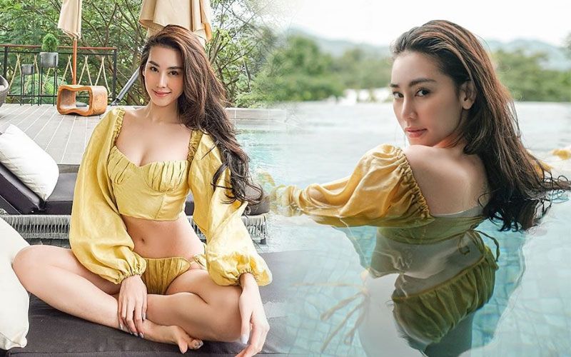 แซ่บท้าลมหนาว! 'ดาว พิมพ์ทอง'แชะภาพบิกินีฮอตเที่ยวเขาใหญ่