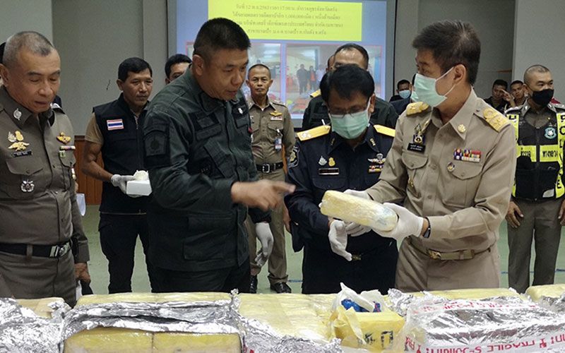 จับยาบ้าล็อตใหญ่ 2 ล้านเม็ด  ลอบขนส่งผ่านทางบริษัทเอกชน ลงพักจ.ตรัง