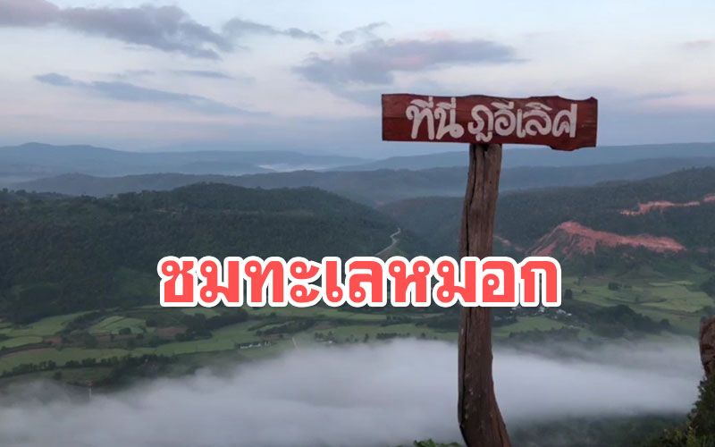 นทท.ชมทะเลหมอกไหล ร่องเขา ภูอีเลิศ ภูกระดึง12-ภูเรือ 13