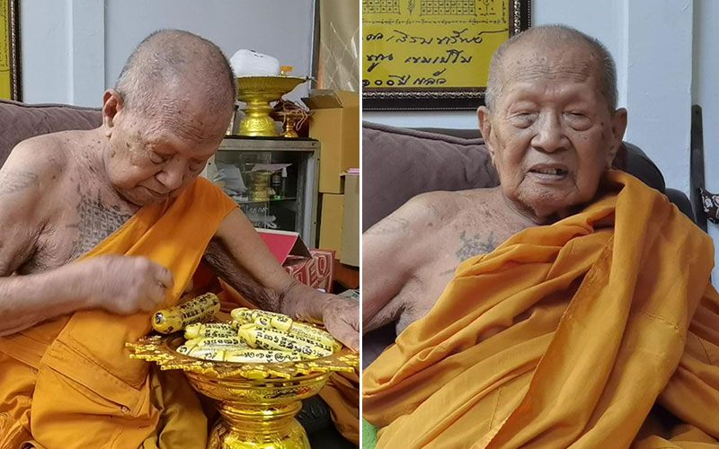 'หลวงปู่5แผ่นดิน'วัย109ปี สุขภาพแข็งแรง เกจิชื่อดังวัดราชบุรี