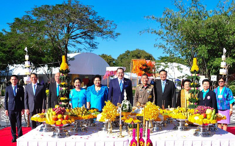 บวงสรวงงาน'เพื่อนพึ่ง(ภาฯ)63'เพื่อความเป็นสิริมงคลภายใต้แนวคิด'25ปีแห่งการแบ่งปัน พอเพียง ยั่งยืน'