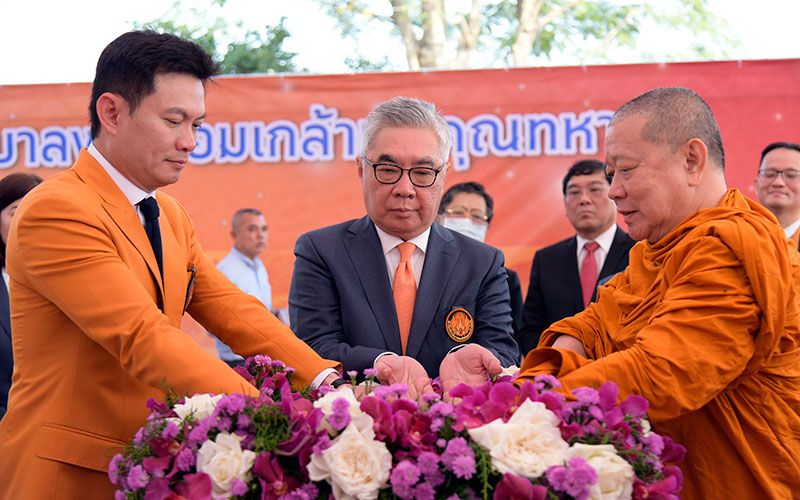สจล.ได้ฤกษ์วางศิลาฤกษ์ ยกเสาเอกโรงพยาบาลพระจอมเกล้าฯ