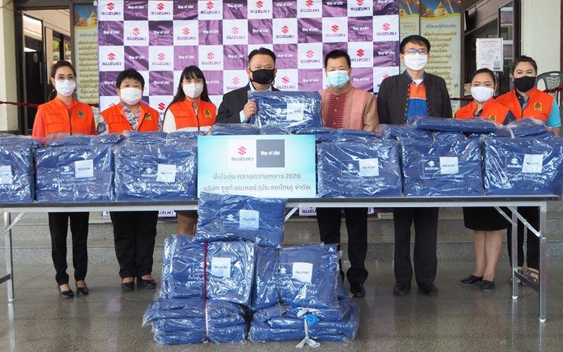 'ซูซูกิ'ปันไออุ่นมอบผ้าห่ม500ผืน ผู้ได้รับผลกระทบ'เชียงใหม่'