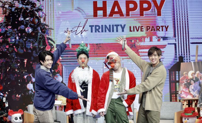 TRINITY จาก4NOLOGUE จัดปาร์ตี้ 'Always Be Happy With TRINITY Live Party' แจกความสุขส่งท้ายปี