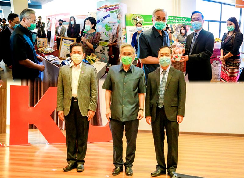 รองนายกฯเยี่ยมชม‘มข.’ อธิการบดีนำเสนอ10ผลงานเด่น