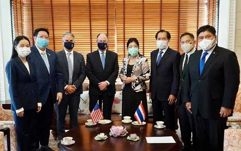 'เจ๊หน่อย'นำทีม'กลุ่มสร้างไทย'อวดซีนถกนโยบายผู้แทนฝ่ายการเมืองทูตสหรัฐฯ