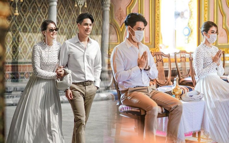 'ซี ศิวัฒน์'จูงมือ'เอมี่'ทำบุญวันเกิดอายุครบ 39 ปี