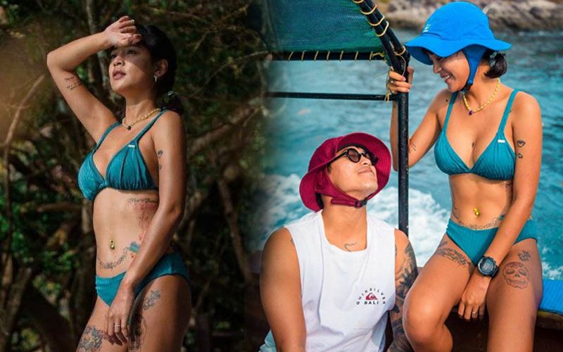 แซ่บไฟลุก! 'สายป่าน'อวดหุ่นอึ๋มทะลัก เผยผิวแทนในชุดบิกินี