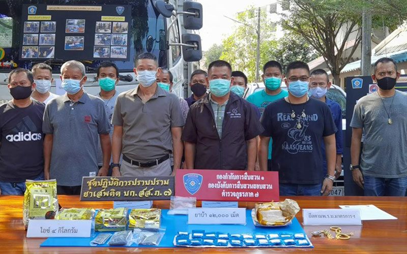 ตร.ภ.7 จับกุมขบวนการลักลอบลำเลียงยาเสพติดชายแดน