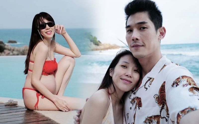 แม่แซ่บมาก! 'พลอย อัยดา'อวดท้องโตในชุดบิกินีสุดฮอต