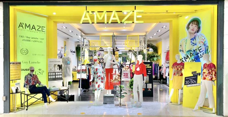 A’MAZE Multi-brand Storeที่เดียวครบทุกสไตล์ รวมแบรนด์แฟชั่นเสื้อผ้าสตรีในเครือบูติคนิวซิตี้