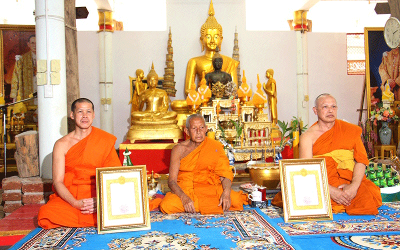 เจ้าคณะจังหวัดราชบุรีมอบตราตั้งแต่งตั้ง 2 เจ้าอาวาส