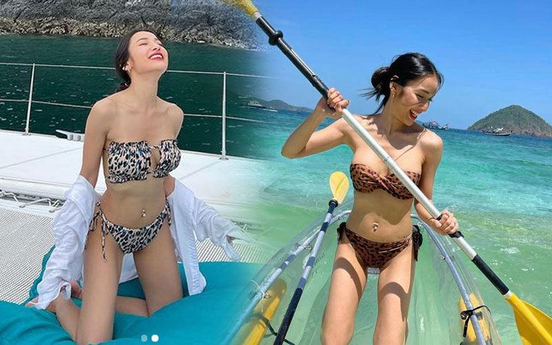 'แพท ณปภา'ปล่อยความแซ่บ อวดหุ่นสวยท้าลมทะเล