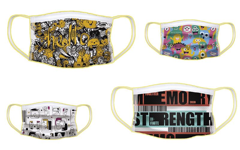 รวมเหล่าศิลปิน ผู้ชนะการออกแบบหน้ากากอนามัย