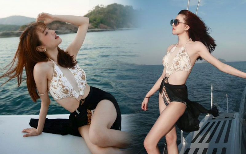 'แกรนด์'แจกความสดใส ล่องเรือโชว์ผิวออร่าสุดเซ็กซี่