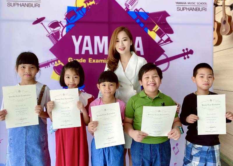 ‘ปังปุริเย่’ นร.ยามาฮ่า สุพรรณบุรี  สอบเกรดยามาฮ่า  โชว์มาตรฐานหลักสูตรดีที่สุด หนึ่งเดียวในไทย