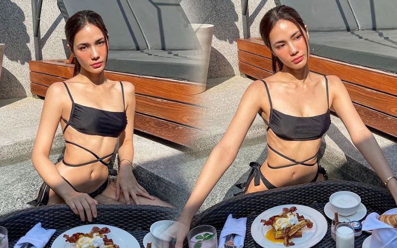 แซ่บมงลง! 'น้ำตาล ชลิตา'โชว์หุ่นแซ่บนุ่งบิกินี่ตัวจิ๋ว