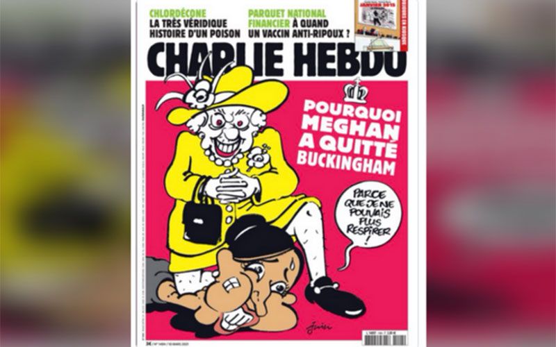 'ชาร์ลีเอ็บโด'เอาอีกแล้ว! ตีพิมพ์ภาพการ์ตูนล้อเลียน'ราชวงศ์อังกฤษ'