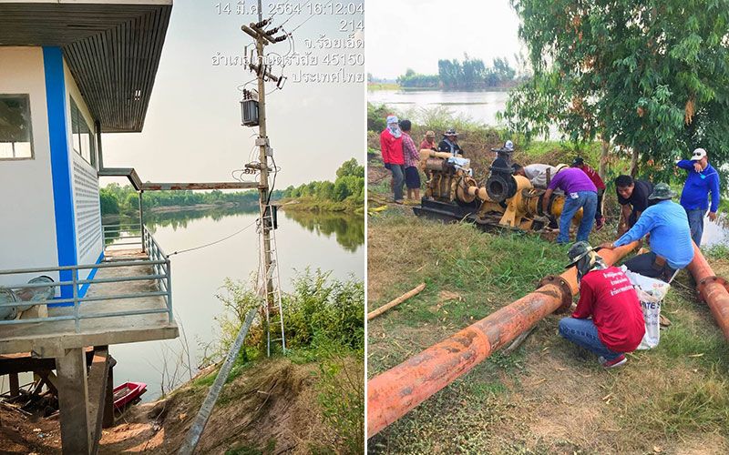 กรมชลฯเฝ้าระวังพื้นที่เสี่ยงขาดแคลนน้ำ เร่งเติมน้ำดิบช่วยประปา