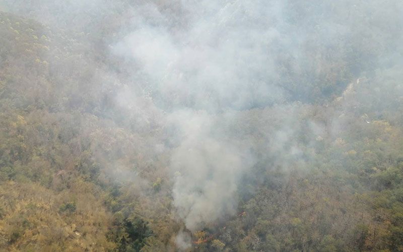 กรมฝนหลวงฯ สนับสนุนเฮลิคอปเตอร์ ดับไฟป่า'เชียงใหม่'