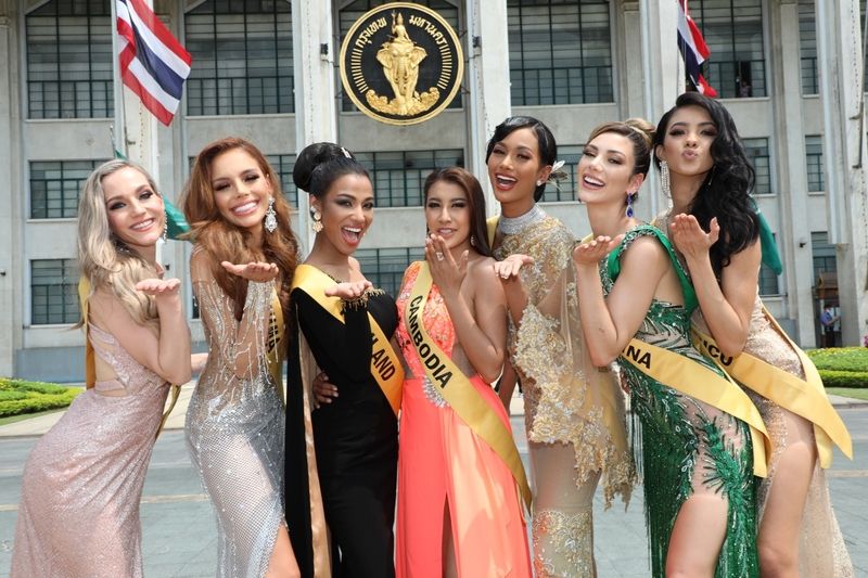 กทม. จัดงาน Welcome Ceremony Press Conference ต้อนรับสาวงาม 'Miss Grand  International 2020' พร้อมมอบของที่ระลึก